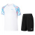 李宁（LI-NING）2024夏季新款儿童系列 男女童比赛训练运动套装 AATU036-2 标准白 150