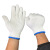 手套批发棉线手套男耐磨耐用工作干活防滑女劳动工作白线手套 灰色手套