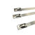 自锁式不锈钢扎带4.6*300金属白钢捆绑带卡扣收束带铁丝扎丝绳  G 316材质(一根装)