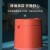 拓牛（TOWNEW） 智能感应垃圾桶家用带盖卫生间厨房客厅一键打包自动换袋T Air X  燃橙色13.5L