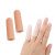 硅胶手指保护套防干裂保湿手指套受伤手指写字防磨手指防痛 肤色闭口大号1个