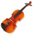 贤怀达单板小提琴全手工初学考级款4/4花纹小提琴乐器 4/4 全手工演奏ms460