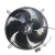 外转子风机YDW4L34P4-422P-350S吸风单相散热扇冷干机 YDWF74L34P4-422P-350 S吸风