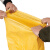 威厉固得 黄色编织袋 打包袋蛇皮袋物流包装袋防汛沙袋 中厚亮黄60*100cm 50只