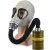 邦固 防防毒面具SF6橡胶灰色头戴式电力防毒全面罩 灰色 64帆布背包 