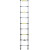 海斯迪克 铝合金伸缩梯 安全爬梯升降梯子 折叠便携多功能工程梯竹节梯 13步单面梯5米 HKA-123