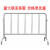 304不锈钢铁马护栏活动隔离超市地铁高铁学校防护栏双面定制logo 201材质32管19管1米高15米长