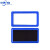 强磁磁性标签仓库材料卡库房标识牌档案文件柜专用磁性贴磁力卡套 蓝色40*20mm