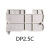 DINKLE町洋接线端子全系列挡板终端隔板接线端子配件 DP2.5C