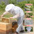 定制适用防护服防蜂服连体防蜂衣养蜂帽透气型防蜜蜂蜂衣养蜂工具全套 连体衣XL码   173-178 单件蜂服