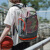 ZDCK旅行包大容量训练包男篮球包休闲健身运动背包登山包 红灰色