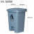 废物垃圾桶黄色利器盒垃圾收集污物筒实验室脚踏卫生桶 加厚60L脚踏垃圾桶灰色生活 2个