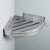 恒洁（HEGII）太空铝单层角篮 免打孔卫生间浴室防水耐磨挂件三角架HMP911-04