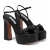 Aquazzura     皮革厚底凉鞋奢侈品潮牌P00819899 黑色 CN 35