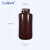 广口加厚塑料瓶HDPE塑料大口圆瓶聚PP白棕色样品留样瓶半透明试剂 HDPE(棕色)1000ml3个洁净包装