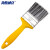 海斯迪克 HKSY-1 黄柄水性漆刷加厚加长 工业尼龙油漆刷 扫灰刷毛刷滚筒刷清洁刷子 2.5寸