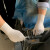 塞莫诗 乳胶橡胶手套一次性 100只/盒 高弹性加厚耐用家庭清洁实验室工业多用途L907MW  大号L