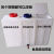 承琉定制立式酸碱塑料加药箱方形水桶水处理药剂pe罐翻盖机械设备货车水箱 30L 口径15mm