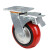 定制 BGA5 重型聚氨酯脚轮 耐磨PU工业轮子 手推车平板车脚轮 6寸 4寸刹车轮(升级款)