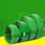 自动打包机用热熔打包带 PET塑钢带绿色手工钢塑带1608型包装带绳 宽16mm厚08mm(1200米)15kg