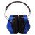 适用隔音用耳罩睡眠用睡觉防吵降噪耳机工业学生学习降低防噪音定制 动感型 蓝色 XL