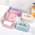 洗衣肥皂盒带盖大号卫生间沥水个性创意学生宿舍便捷香皂盒双层 卐米色+粉色两个装 XL