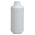 水杉1L氟化瓶带内盖加厚塑料桶四氟试剂瓶有机溶剂专用桶UN包装瓶 1L-白色（带内盖）