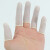 金诗洛 KY011 一次性乳胶手指套 手指套 防滑手指套 602普通白色500g 1包