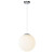 益优亮简约现代吧台服装店餐厅圆球泡泡吊灯过道灯创意个性球形橱窗灯具 直径8CM球+LED白光