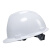 懒牛国标安全帽工地ABS V型国标加厚-白色电力建筑领导用头盔