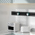 国际电工壁挂式轨道插座厨房可移动滑轨插排明装厨房专用带防尘条 长度50mm+3个五孔