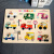 1-2-3岁数字母形状卡通认知积木质手抓板玩具 拼图幼儿童宝宝 浅蓝 YM海洋手抓板