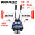 新款ZT12多路阀手动换向阀 双向分配阀 控制单双向油缸马达 改装 ZT-12 两联单向 复位