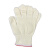 GM 棉线手套 劳保防护防滑耐磨 工业工地工作干活 米黄色 线手套一双均码 