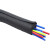 青芯微开口自卷式纺织套管阻燃电线保护电缆包线管编织网管 FSCS-5(内径5mm100米/卷)