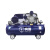 鸣固 空压机皮带机220V气泵空气压缩机蓝配银M7-V-0.25/8(单相）2.2KW（整机四件套+F30钉枪+送机油）