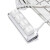 DEBROGLIE迷你USB机械键盘自定义快捷小键盘4键复制 粘贴 剪切 全选可编辑 自定义英文 白色 茶轴