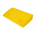 门槛斜坡垫 塑料路沿坡 台阶马路牙子爬坡板 道边上坡三角垫 长49宽27高9cm黄色