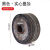 定制适用混凝土搅拌机轮子配件摩擦胶脚轮砂浆水泥搅拌机胶轮聚氨酯轮滚轮 黑色橡胶(送卡簧+键)