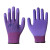 星宇（XINGYU）劳保手套 L578尼龙发泡乳胶浸胶防滑耐磨打包作业防护手套 紫色12副 M码