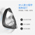 京健康电动口罩kn95智能3d立体新风透气眼镜不起雾电子呼吸罩防雾 炫酷加大款白+1盒滤芯(共7片) (