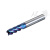 从豫 65度4刃平刀 纳米蓝涂层 数控机床合金刀具 不锈钢平底高硬 立铣刀 2.0*6*D4*50 一支价 