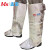 孟诺耐高温1000度护腿铝箔材质防火护膝隔热52CM长魔术贴粘扣式带脚罩Mn-ht1000-2 Mn-ht1000-2