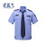宏益飞保安服短袖 门卫 物业 小区保安 工作制服 灰短袖+标志 160(两套装)