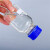 铸固 蓝盖玻璃试剂瓶 实验室专用带刻度取样瓶透明棕色加厚密封螺口瓶 500ml透明