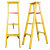 定制品质定制适用玻璃钢绝缘人字梯关节梯伸缩梯升降梯子电梯折叠梯凳电 5.0米人字梯