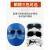 防烤脸打磨防护罩电焊防护眼镜全脸脸部焊接用品焊工防头戴式飞溅 面罩+三色眼镜+绑带