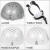 生产PE防撞帽内衬安全帽防护帽衬棒球帽通用工作内胆 ABS+下颌带（正常款） 白色