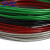 304不锈钢钢丝绳 葡萄架大棚 晾衣绳牵引彩色包胶涂塑细软起重绳 红色包塑1毫米100米送30个铝套