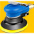 气动打磨机抛光机汽车打蜡机磨光机气磨干磨机125带吸尘砂纸机 标准版蓝-标配